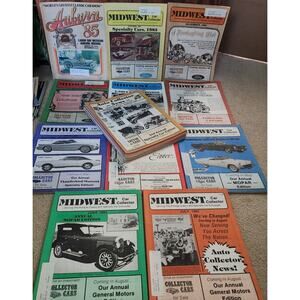 20 Midwest & Auto Collector News Vintage Magazines 1983 -1985 See Desc.